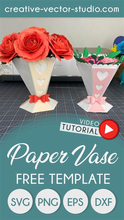 Paper Vase Template 1